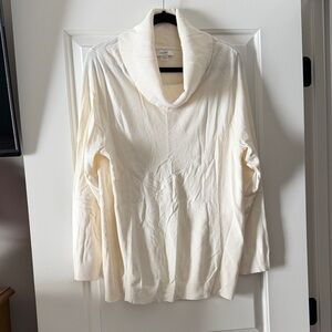 CJ Banks Cowl Neck Sweater